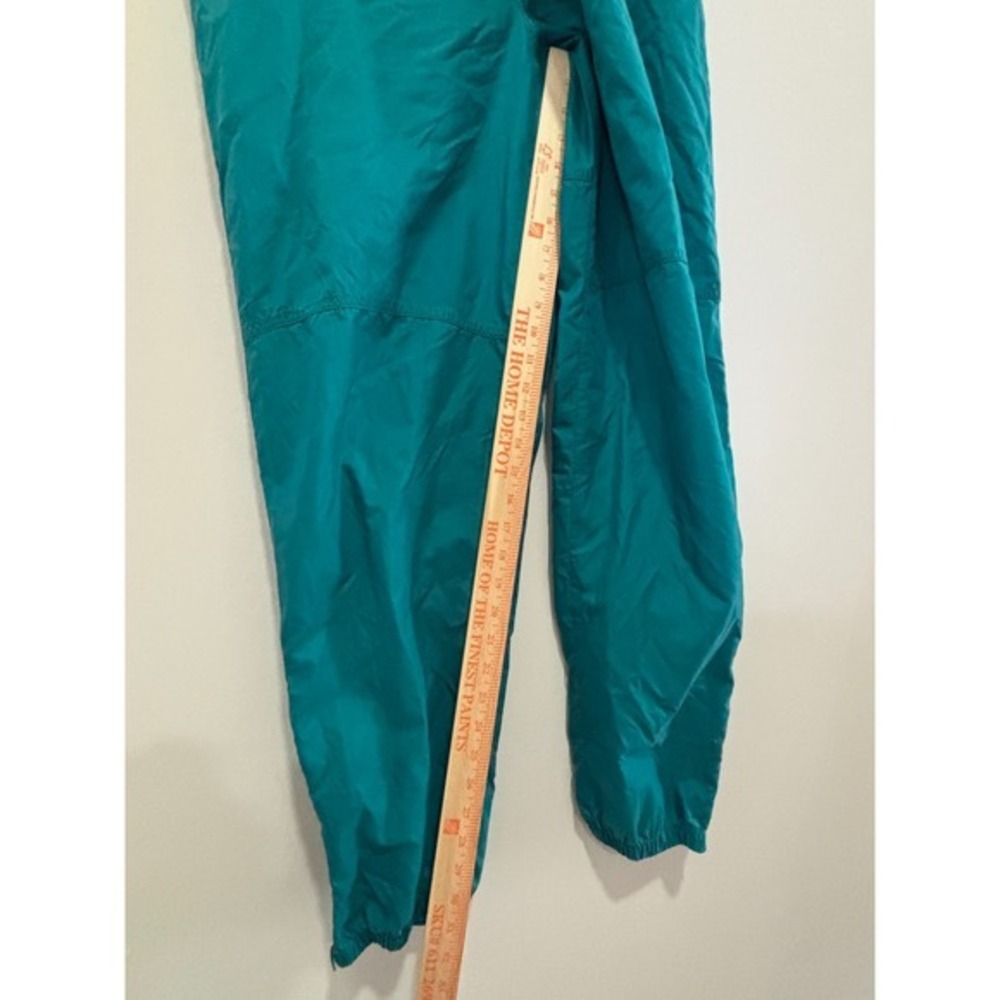 Nike Vintage Teal Green Nylon Track Pants Mens Large Windbreaker Swoosh Logo - Picture 6 of 11